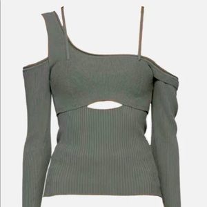 Cut Out Knit Sweater